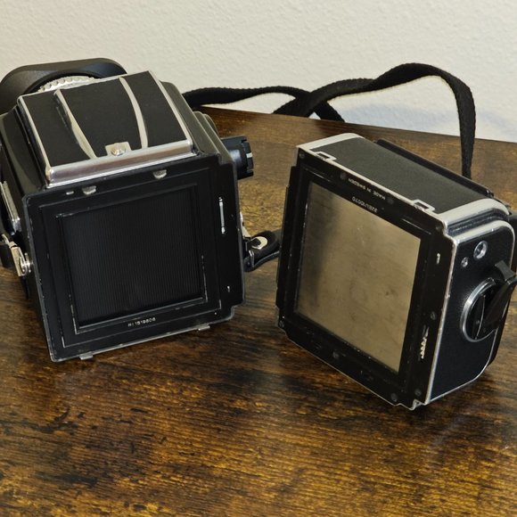 FILM TESTED Hasselblad 2000 fc/m medium format camera w/ 80mm f2.8 lens & finder - Picture 7 of 13